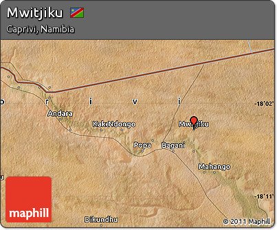 Satellite Map of Mwitjiku