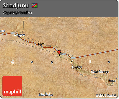 Satellite Map of Shadjunu