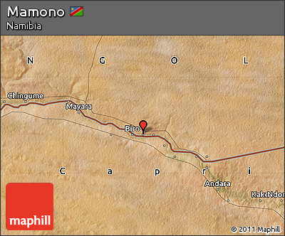 Satellite Map of Mamono