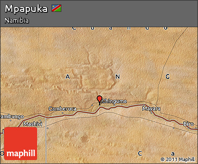 Satellite Map of Mpapuka
