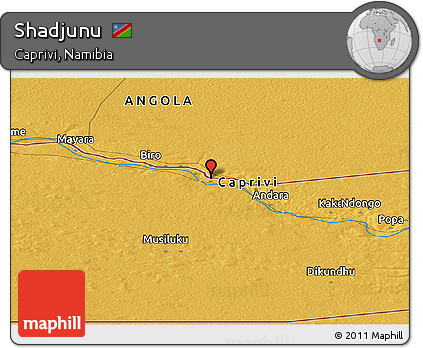 Physical Panoramic Map of Shadjunu