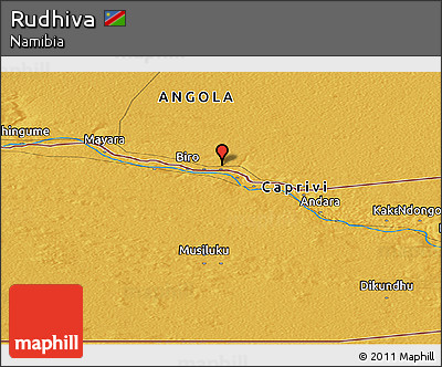 Physical Panoramic Map of Rudhiva