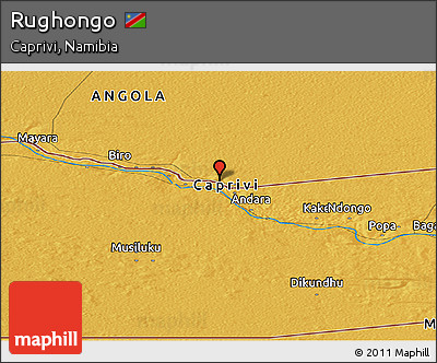 Physical Panoramic Map of Rughongo