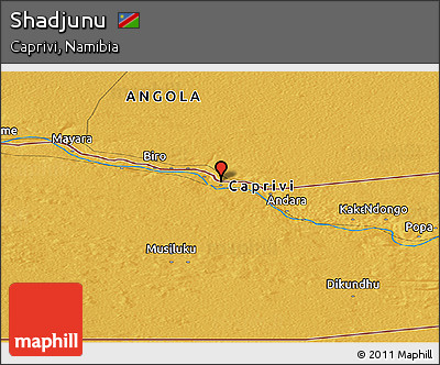 Physical Panoramic Map of Shadjunu