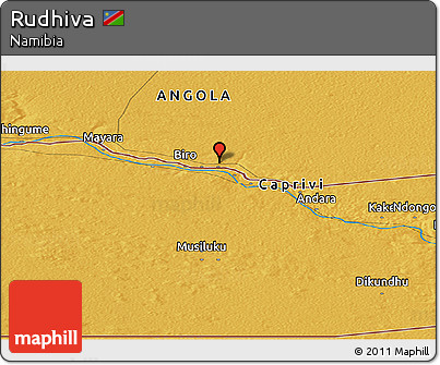 Physical Panoramic Map of Rudhiva