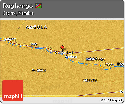 Physical Panoramic Map of Rughongo