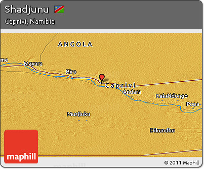 Physical Panoramic Map of Shadjunu