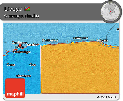 Political Panoramic Map of Livuyu