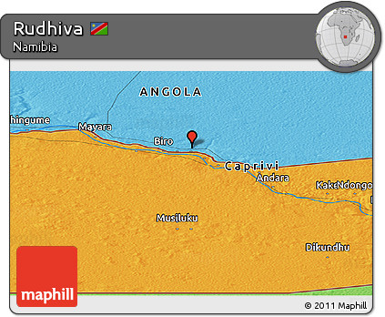 Political Panoramic Map of Rudhiva