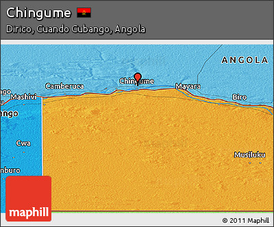 Political Panoramic Map of Chingume