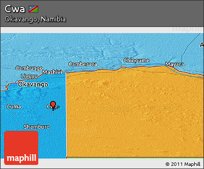 Political Panoramic Map of Cwa