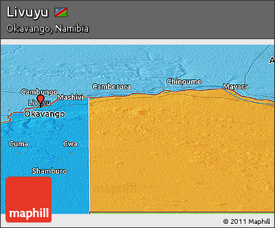 Political Panoramic Map of Livuyu