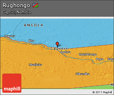 Political Panoramic Map of Rughongo