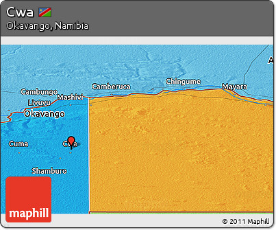 Political Panoramic Map of Cwa