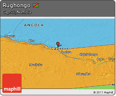Political Panoramic Map of Rughongo