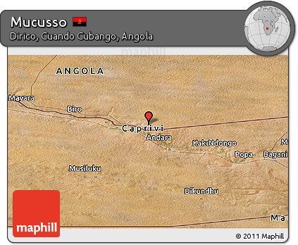 Satellite Panoramic Map of Mucusso