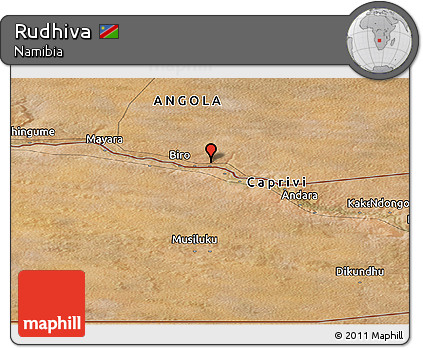 Satellite Panoramic Map of Rudhiva