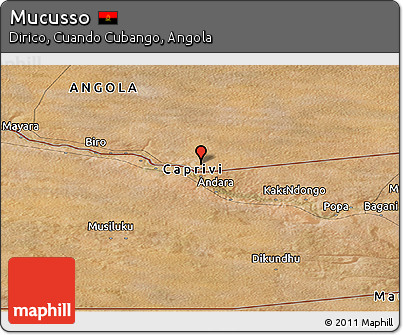 Satellite Panoramic Map of Mucusso