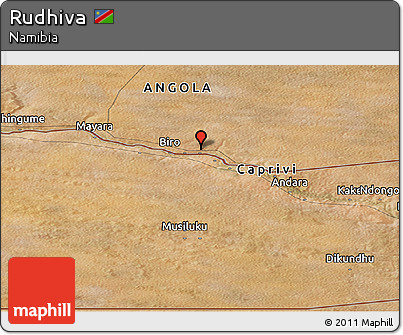 Satellite Panoramic Map of Rudhiva