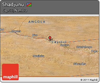 Satellite Panoramic Map of Shadjunu