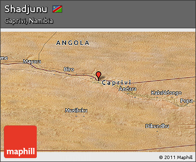Satellite Panoramic Map of Shadjunu