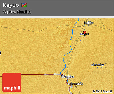 Physical 3D Map of Kayuo