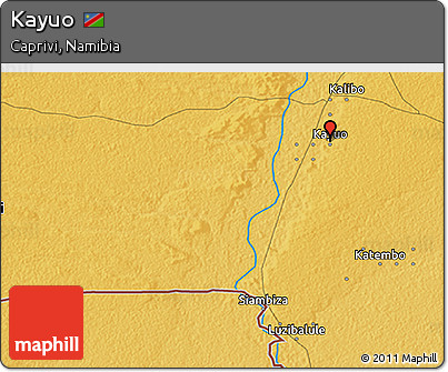 Physical 3D Map of Kayuo