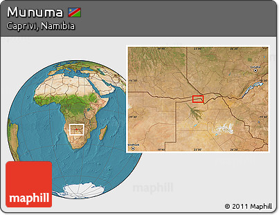 Satellite Location Map of Munuma