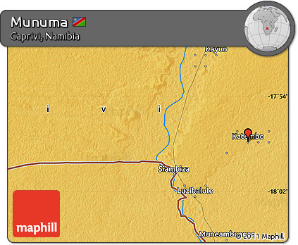 Physical Map of Munuma