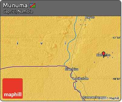 Physical Map of Munuma