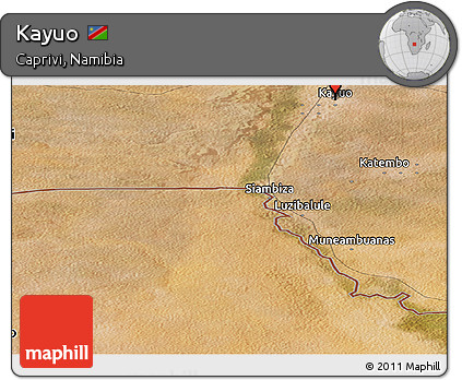 Satellite Panoramic Map of Kayuo