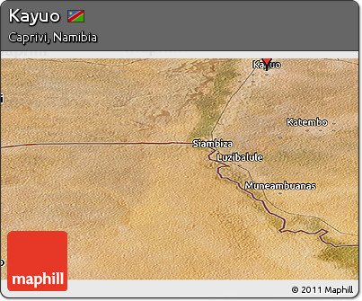 Satellite Panoramic Map of Kayuo