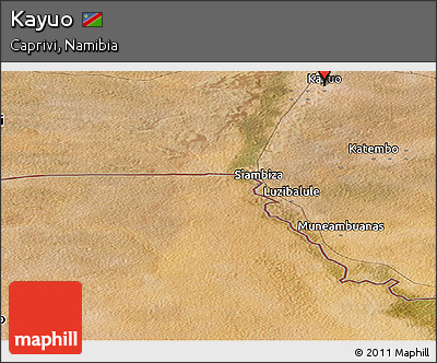 Satellite Panoramic Map of Kayuo