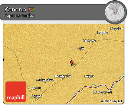 Physical 3D Map of Kanono