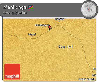 Physical 3D Map of Mankonga