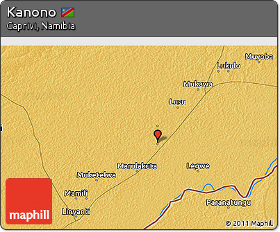 Physical 3D Map of Kanono