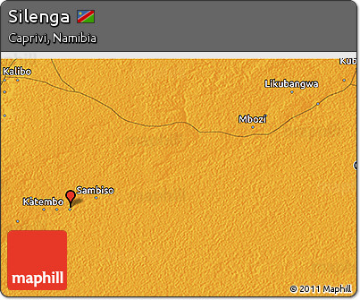 Political 3D Map of Silenga