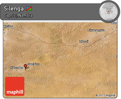 Satellite 3D Map of Silenga