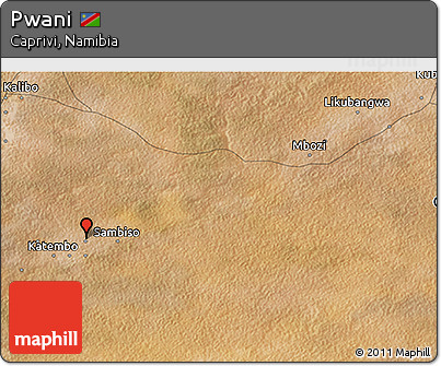 Satellite 3D Map of Pwani