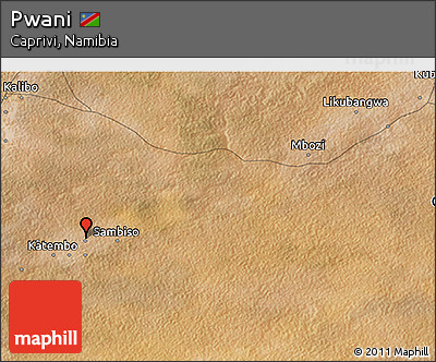 Satellite 3D Map of Pwani