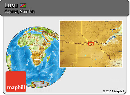 Physical Location Map of Lusu