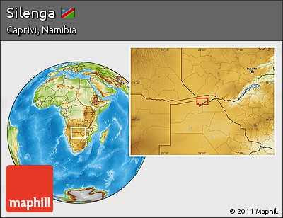 Physical Location Map of Silenga