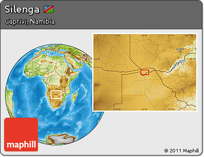 Physical Location Map of Silenga