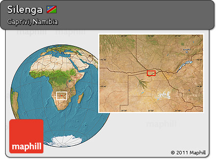 Satellite Location Map of Silenga