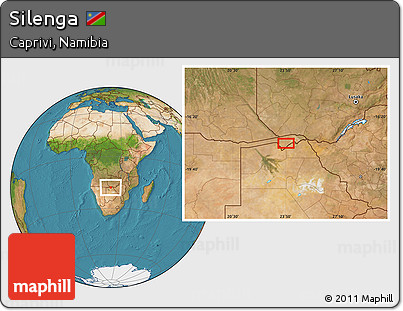Satellite Location Map of Silenga