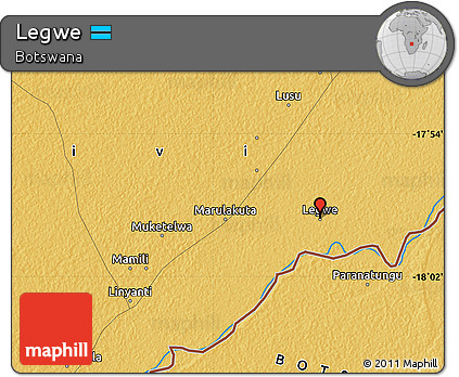 Physical Map of Legwe