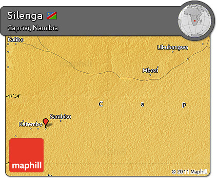 Physical Map of Silenga