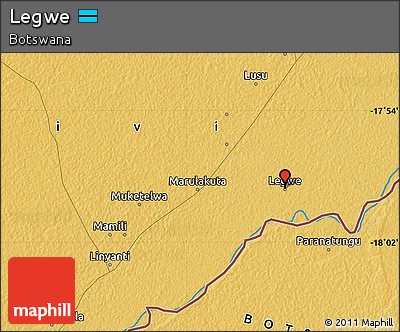 Physical Map of Legwe