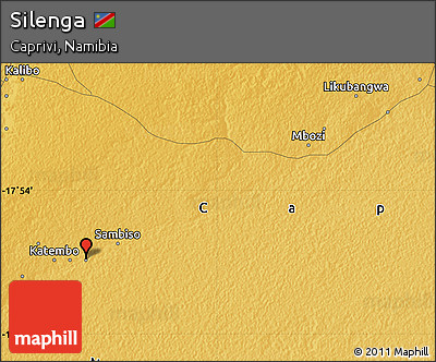 Physical Map of Silenga