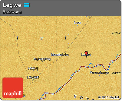 Physical Map of Legwe